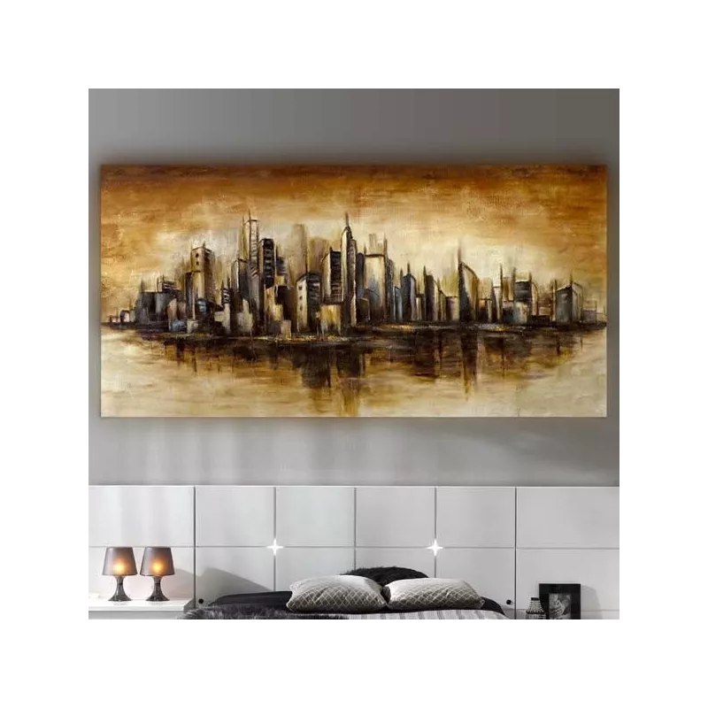 Målning NY Manhattan 153 x 77 x 5 cm